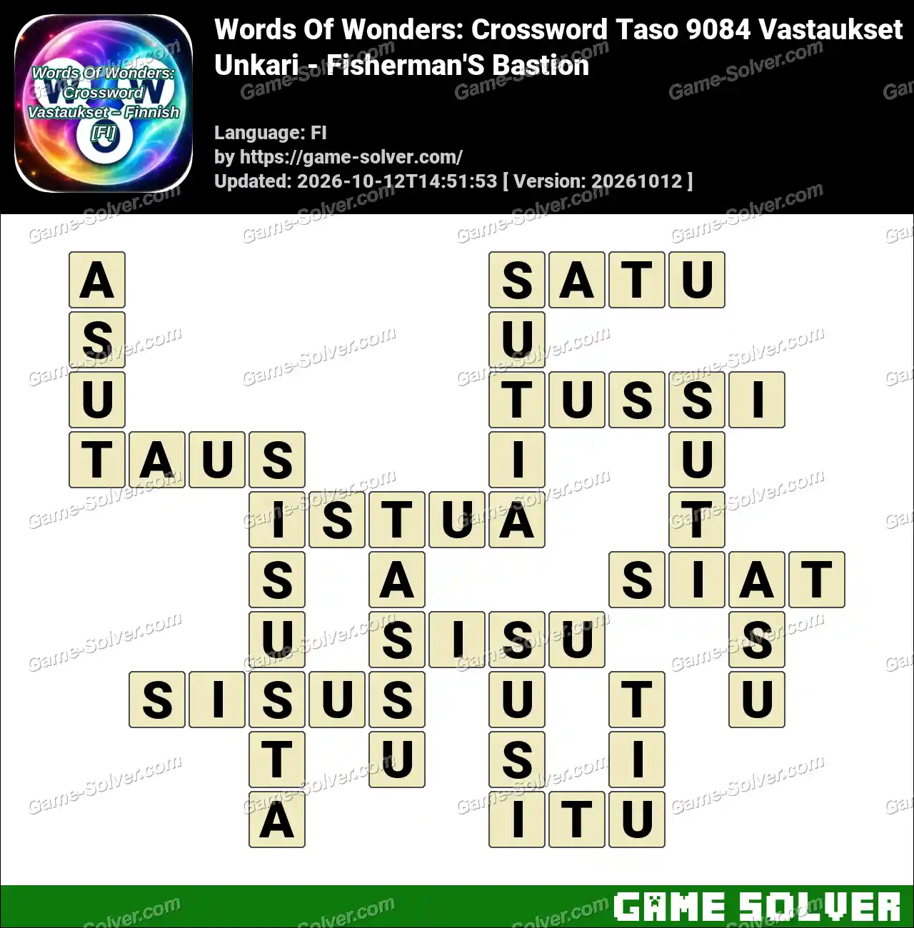 Words Of Wonders: Crossword Taso 9084 Vastaukset – Unkari – Fisherman’S Bastion